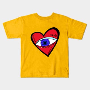 Hand-drawn Eye Collection Kids T-Shirt